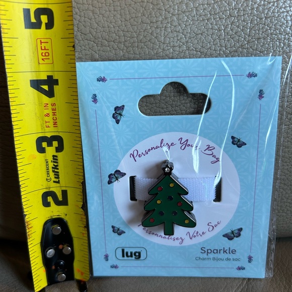 LUG Christmas Tree Bag Purse Charm 2024 Holiday Box Exclusive NEW - Picture 4 of 5